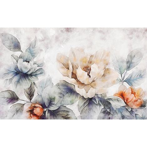 Papier peint panoramique - Fleurs - 130 cm x 81 cm (1/2)