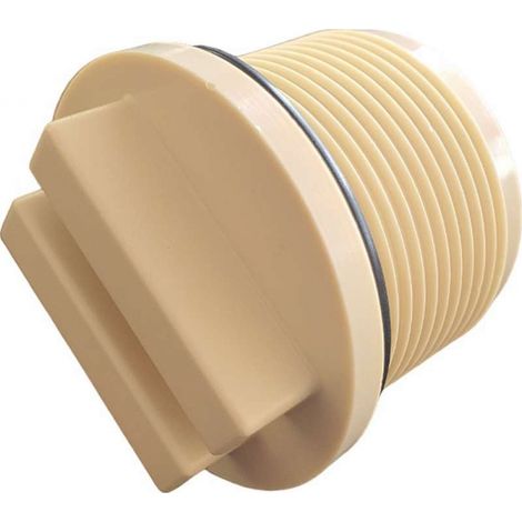 Bouchon de vidange pour piscine avec joint torique - 1 - 1/2 - Sable - SP1022CESA - Hayward