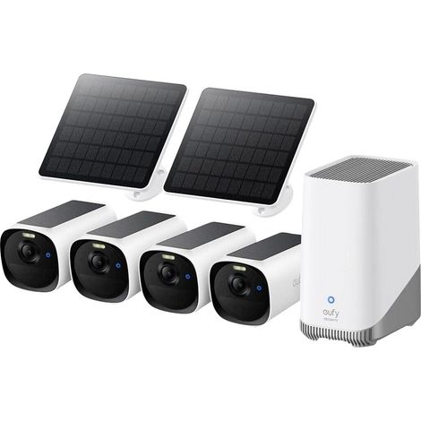 eufy EufyCam E40 4-Cam Kit E8144326 Funk, Kabellos, LAN, WLAN IP, Funk-Überwachungskamera-Set (1/5)