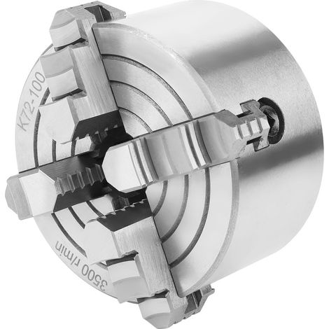 Accessoires pour tour à métaux SANOU K72-100 à 4 mors réversibles indépendants de 4 pouces (1/5)