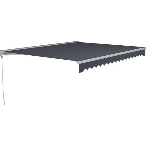 Tendone esterno motorizzato con semi-cassonetto 3 x 2,5 m Antracite - COFANA
