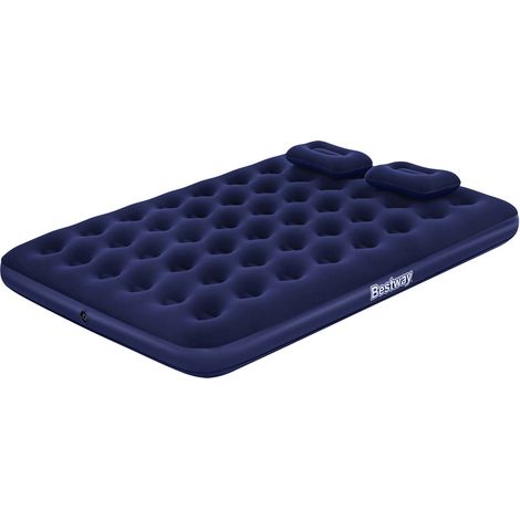 Bestway Luftbett Doppel 203x152x22 cm Blau Komfort (1/5)