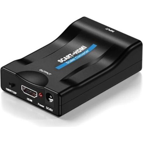 Convertisseur de tension-1080 P Peritel Vers Hdmi Video Audio Haut De Gamme Convertisseur Adaptateur Pour Hd Tv Dvd Sky Box Stb Plug And Play..