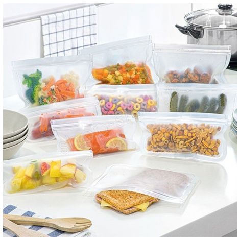 Pack de 10 sacs alimentaires réutilisables (1/5)