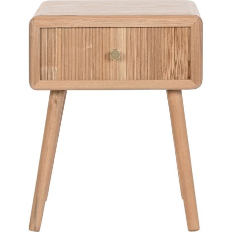 Mesita De Noche Pino Mdf 40X32X52 1 Cajon Natural (1/5)