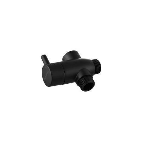 DSF013B 3-Wege-Duschventil aus Messing, 1/2"-Anschluss, für Handbrause, Schwarz (1/5)