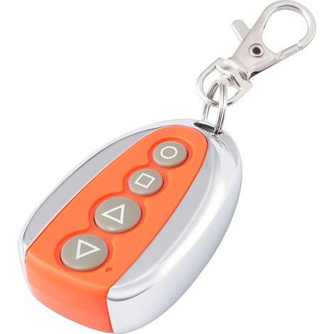 Télécommande portail coulissant, portée 40 m, 4 boutons, ouverture automatique, compatible motorisation portail, clé sécurisée, kit robuste. (1/5)