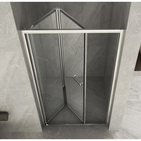 Box Doccia Nicchia Porta a Libro 60 70 75 80 85 90 95 100 Cristallo 6 mm - Misura Box Nicchia 70 (1/5)