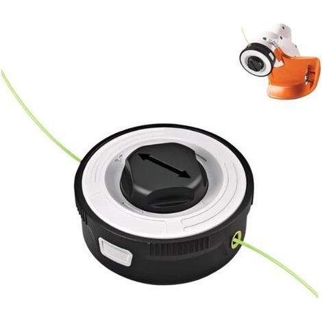 Kaelt - Tête de coupe C3-2 pour débroussailleuse Stihl, tête à fil Stihl Autocut c 3-2 avec rechange, accessoire rechange coupe-bordures double, compatible FSA57 A - (1/5)