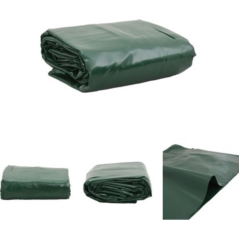 The Living Store Abdeckplane Grün 1,5x2 m 650 g/m² - Planen (1/5)