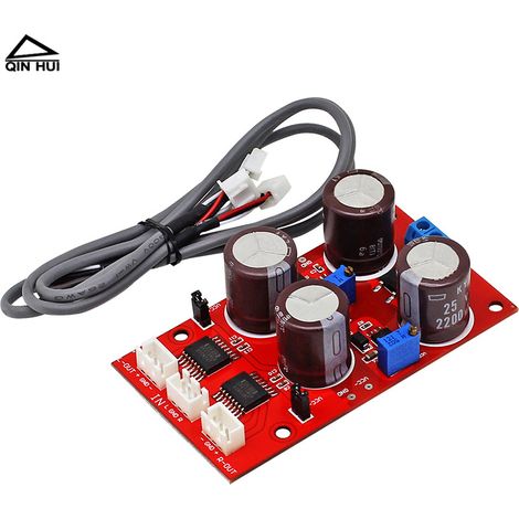 Carte de préamplificateur audiophile asymétrique vers symétrique, double canal, compatible avec les amplificateurs à entrée différentielle, utilise une double alimentation. (1/4)