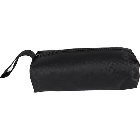 Sac à outils multifonctionnel, pochette à fermeture éclair pour pinces, vis, outils de quincaillerie de réparation (noir)