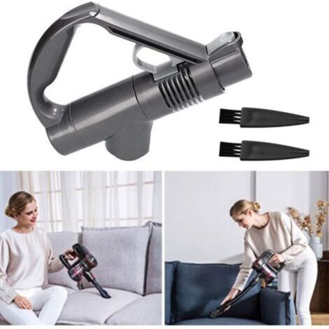 Dyson Poignée, Poignée Aspirateur Poignée d'origine pour aspirateur Manche Aspirateur avec 2 Pièces Brosse de Nettoyage Accessoire Dyson pour Dyson DC19 DC23 DC26 DC29 DC32 DC36 DC37 (1/5)