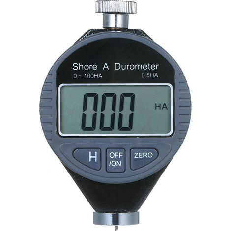 Tragbarer Härteprüfer, 0–100 HA Shore A, digitale Durometerskala für Gummi, Kieselgel, Leder mit großem LCD-Display (LX-A) (1/5)
