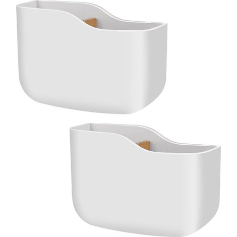 Juego de 2 soportes de pared para mandos a distancia - Adhesivo para pizarra blanca - No requiere taladrar - Soporte universal para reproductores multimedia, mandos y teléfonos móviles
