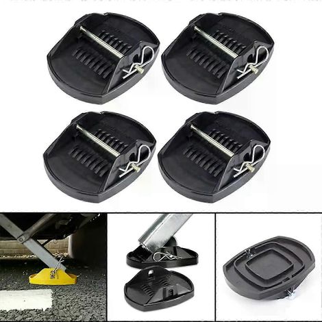 Lot de 4 supports de levage universels pour caravanes et camping-cars (RV-JXLGV) (1/5)