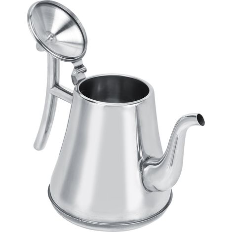 Bouilloire/cafetière/théière épaisse en acier inoxydable de haute qualité avec infuseur intégré, idéale pour les hôtels et restaurants (2 L). (1/5)