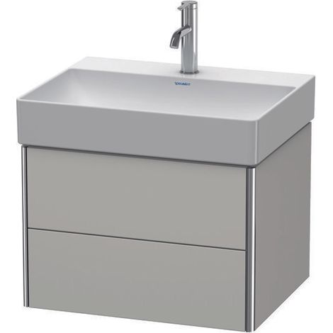 Duravit XSquare Meuble sous-lavabo mural 58,4x46,0 cm, 2 tiroirs, (1/3)