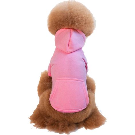 Sweatshirt Chien À Capuche - Polaire Coton - Design Montagnard - Pour Chiens Petits Et Moyens - Tailles XS à XXL - 2 à 13,7 kg (1/2)