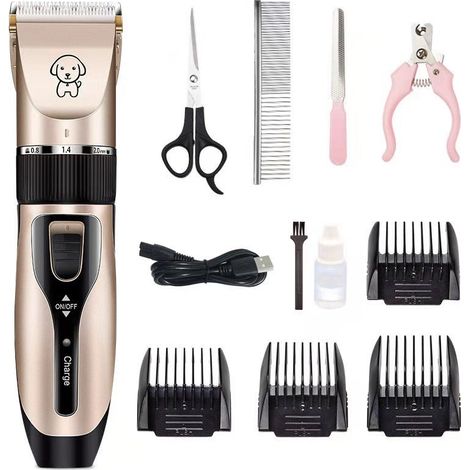 Tondeuse à cheveux électrique pour chiens, chats, animaux de compagnie et tondeuses à cheveux