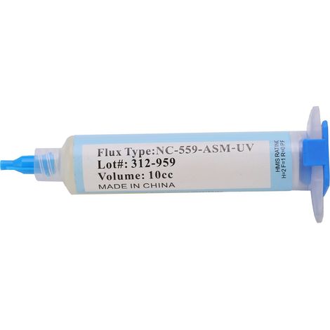 Pâte à souder NC559ASMUV 10 cc, flux de soudage pour la réparation de puces de cartes mères de téléphones et d'ordinateurs. (1/5)