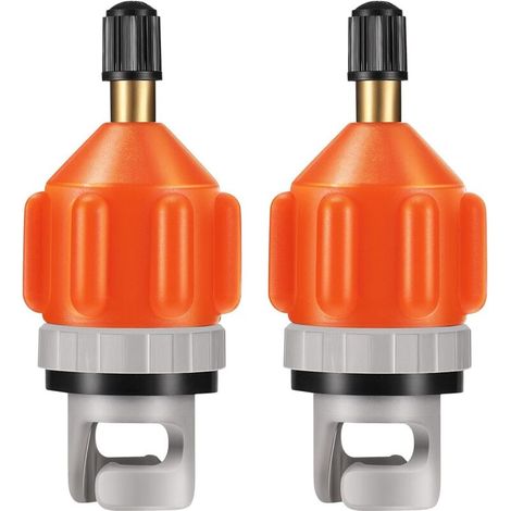 2 Adaptateurs pour Pompe à Air de Bateau Gonflable et SUP, Convertisseur de Pompe, Adaptateur de Valve, Connecteur de Tête de Pompe pour Canoë Gonflable et Paddleboard (1/4)