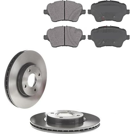 KIT FRENI ANTERIORI compatibile con FORD B-MAX (JK) - DISCHI + PASTIGLIE OEM: FDB4612 / 18308 /SOSTITUZIONE DIRETTA/BASSA POLVERE/SILENZIOSO (1/5)