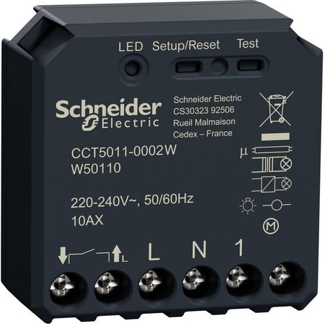 Schneider Electric Wiser micromódulo empotrado gris oscuro