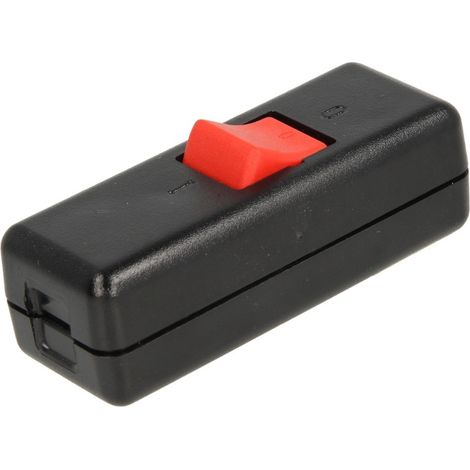 Interbär Interrupteur intermédiaire à cordon série 8010/10, noir / rouge
