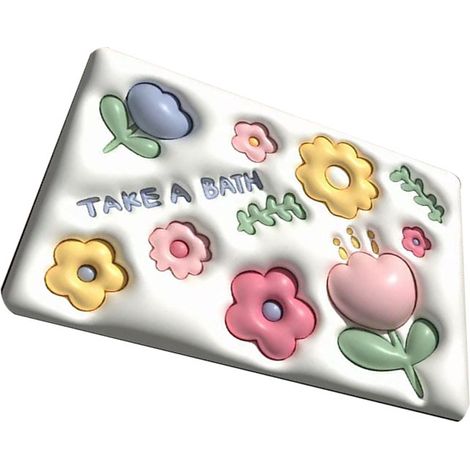 Tapis de sol en terre de diatomées 3D, absorbant l'eau et à séchage rapide, pour salle de bain H1 (1/5)