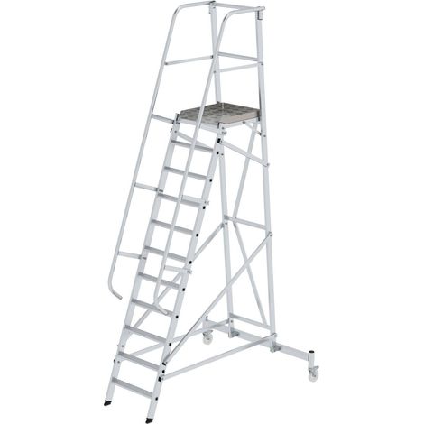 MUNK Plattformleiter fahrbar 9 Stufen (1/2)
