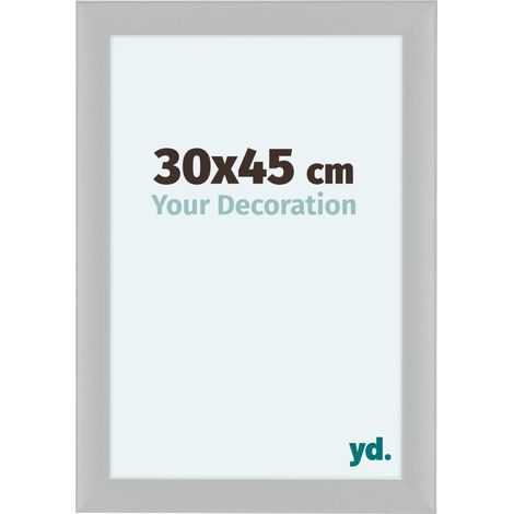 yd. - Cadre photo 30x45 - Blanc Brillant - MDF - Como (1/5)