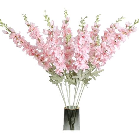 Flores artificiales, ramo de 2 piezas, perfecto para bodas y decoración del hogar, rosa, 85 cm - 2 piezas - a (1/2)