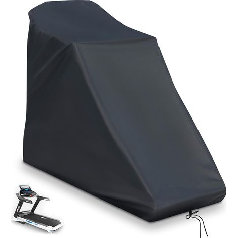 Housse de tapis de course non pliable, version améliorée, imperméable, pour équipement de fitness, pour intérieur/extérieur, machine de course et de jogging, vélos d'exercice, 200,7 x 94 x (1/5)