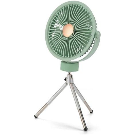 Ventilateur sur pied portable de 2,25 m (7,4 pi), ventilateur de plafond pour le camping, ventilateur de plafond pour l'été et la plage (1/4)