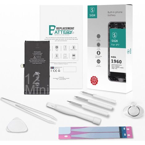 Kit completo di sostituzione della batteria SiGN - iPhone 12 Mini