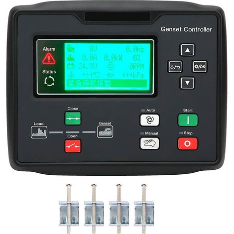 Contrôleur de groupe électrogène, onduleur triphasé, contrôle de machine intégré HQM6110N 50/60Hz (1/5)