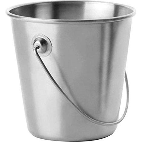 IBILI Cubo Acero Inox 9CM 9 CM, Acciaio Inossidabile, Grigio (1/2)