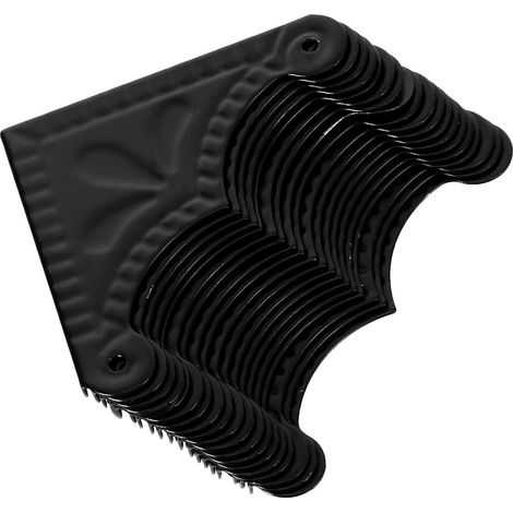 Lot de 20 protections d'angle métalliques vintage pour meubles, design (1/5)