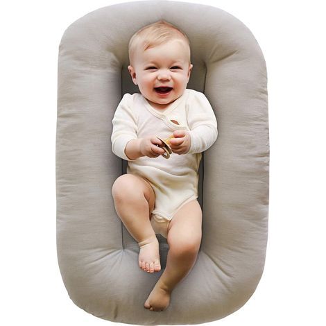 Basetbl – Babywippe aus Bio-Baumwolle – Hypoallergene Füllung – Sicher für Neugeborene – Maschinenwaschbar und multifunktional (1/5)