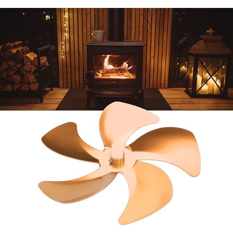Kaminventilator-Zubehör, Ventilatorflügel aus Aluminiumlegierung, Gold (1/5)