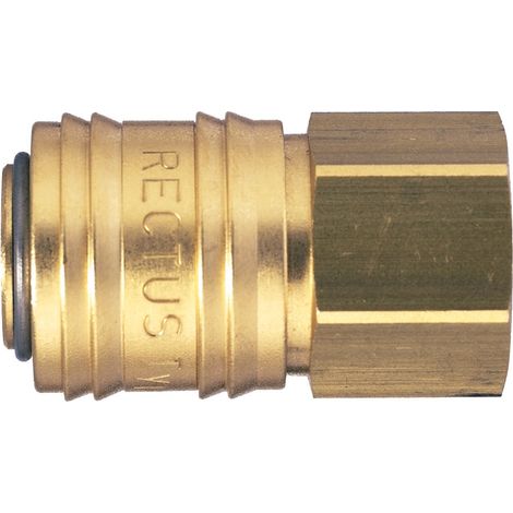 Raccord rapide pneumatique Legris, Filetage femelle vers Femelle 1/4 in Female 25mm 1/4pouces Échange industriel, ( Prix pour 1 )