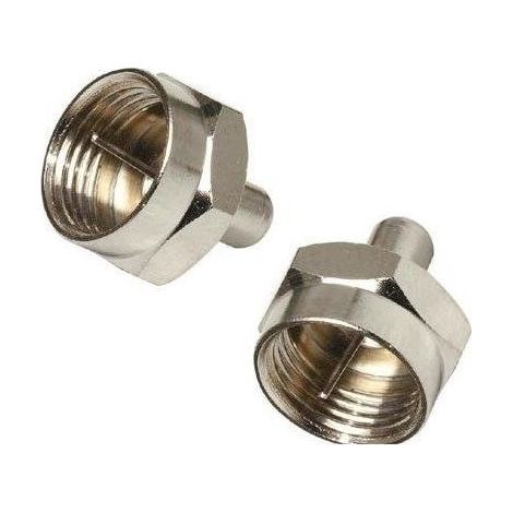 2X Bouchons terminal fiche F (75 Ohms) de charge