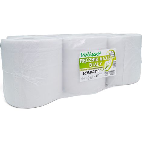 Maxi-Handtuch 2w weiß 110m Packung 6 Stück RBMA2110 (1/5)