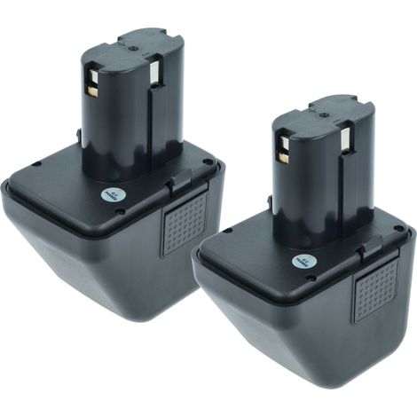 vhbw 2x Batterie compatible avec Gesipa Accubird, Firebird, Powerbird outil électrique, outil de pose pour rivets aveugles (1500 mAh, NiMH, 12 V)