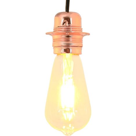 Lampenfassungen 2 Stk. Rosegold E27