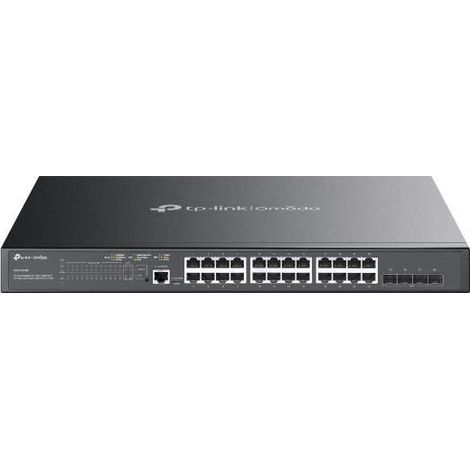 TP-Link Omada SG3428XMPP commutateur réseau Géré L2+ Gigabit Ethernet (10/100/1000) Connexion Ethernet, supportant l'alimentation via ce port (PoE) 1U Noir