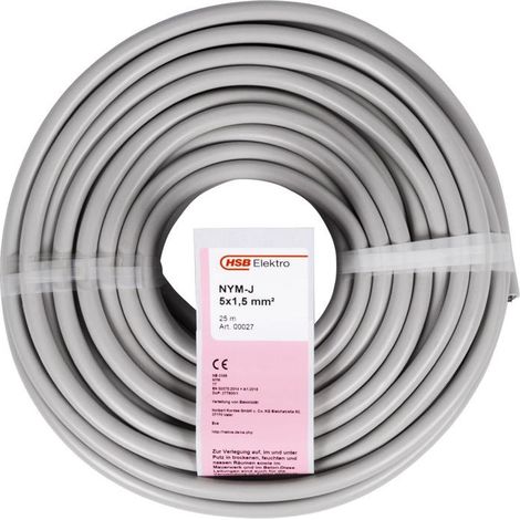 NYM-J 5x1,5mm2 Ring 25m