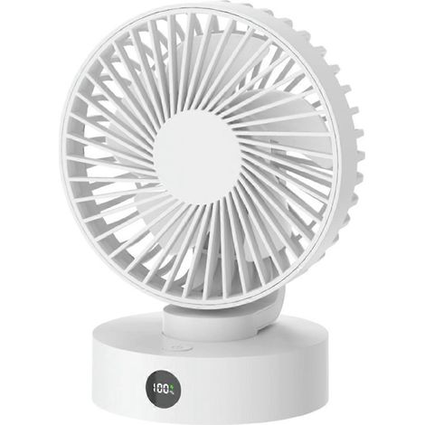 Neu für den Sommer: Verstellbarer, kompakter, tragbarer USB-Tischventilator B (1/5)