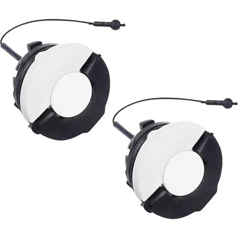 Tapas de tanque de combustible de 2 piezas para motosierras STIHL, modelos MS250, 361, 381, 251, 380 y 440. Cubiertas resistentes para tanque de combustible.